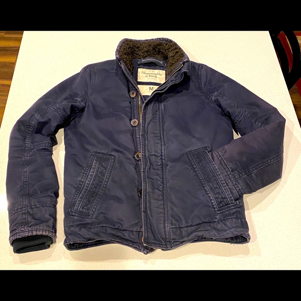 Abercrombie & Fitch Adirondack faux fur jacket M